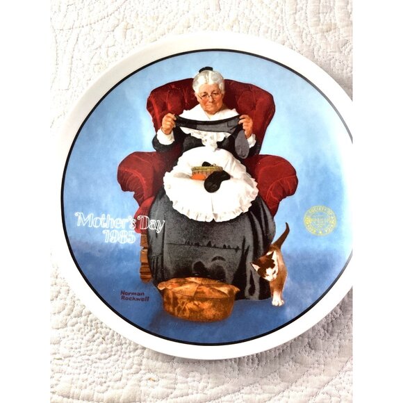 Set of 3 Plates Norman Rockwell Heritage Collection Limited Edition By Knowles - Picture 5 of 8